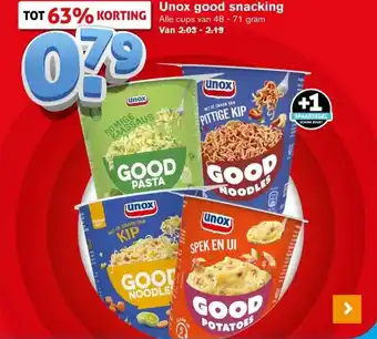 Hoogvliet Unox good snacking aanbieding