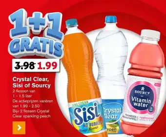 Hoogvliet Crystal Clear, Sisi of Sourcy aanbieding