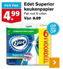 Hoogvliet Edet Superior keukenpapier aanbieding