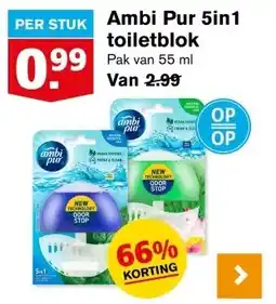 Hoogvliet Ambi Pur 5in1 toiletblok aanbieding