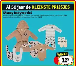 Kruidvat Disney babytextiel aanbieding