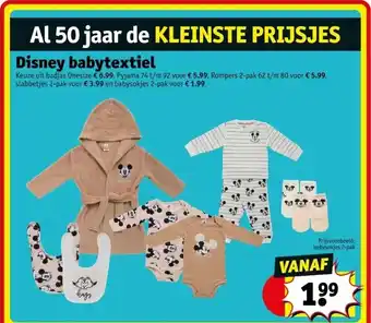 Kruidvat Disney babytextiel aanbieding