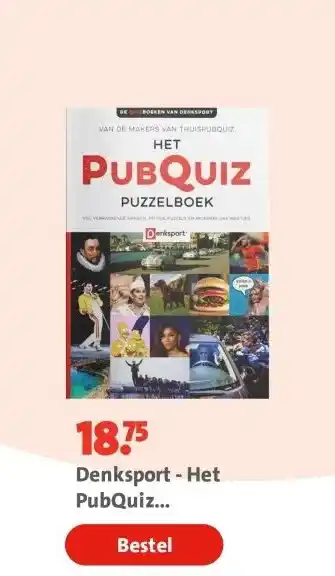 Bruna Denksport - Het PubQuiz Puzzelboek aanbieding