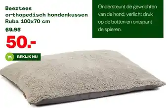 Welkoop Beeztees orthopedisch hondenkussen Ruba aanbieding