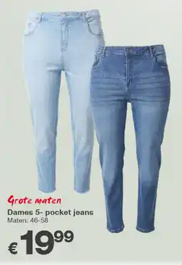 Kik Dames 5-pocket jeans aanbieding