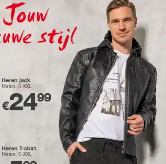 Kik Heren jack aanbieding