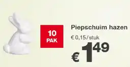 Kik Piepschuim hazen aanbieding