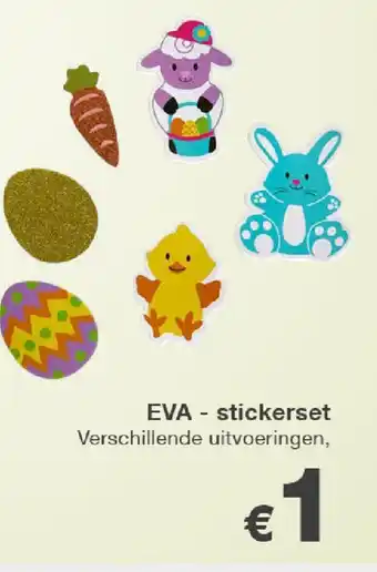 Kik EVA stickerset aanbieding