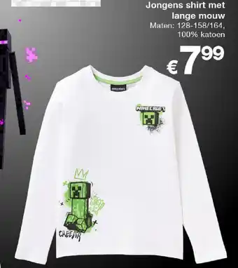 Kik Jongens shirt met lange mouw aanbieding