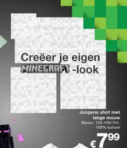 Kik Jongens shirt met lange mouw aanbieding