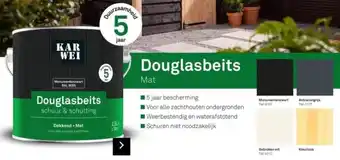 Karwei Douglasbeits aanbieding