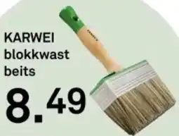 Karwei Karwei blokkwast beits aanbieding