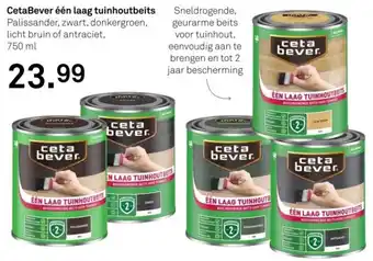 Karwei CetaBever één laag tuinhoutbeits aanbieding