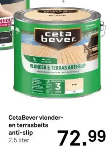 Karwei CetaBever vlonderen terrasbeits anti slip aanbieding