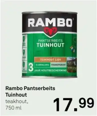 Karwei Rambo Pantserbeits Tuinhout aanbieding