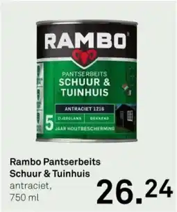 Karwei Rambo Pantserbeits Schuur & Tuinhuis aanbieding