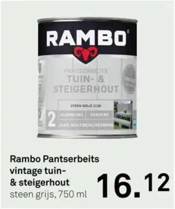 Karwei Rambo Pantserbeits vintage tuin & steigerhout aanbieding