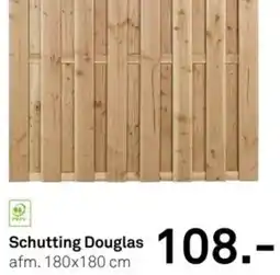 Karwei Schutting Douglas aanbieding