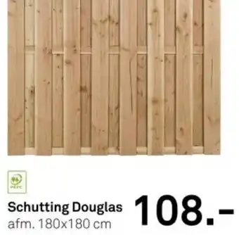 Karwei Schutting Douglas aanbieding