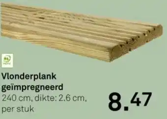 Karwei Vlonderplank geïmpregneerd aanbieding