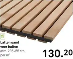 Karwei Lattenwand voor buiten aanbieding