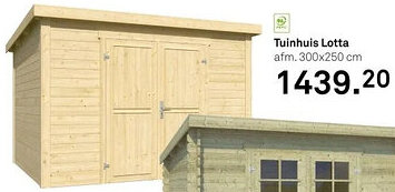 Karwei Tuinhuis Lotta aanbieding