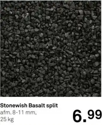 Karwei Stonewish Basalt split aanbieding