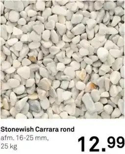 Karwei Stonewish Carrara rond aanbieding