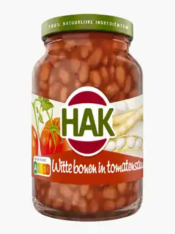 Flink HAK Witte bonen in tomatensaus 360g aanbieding
