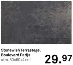 Karwei Stonewish Terrastegel Boulevard Parijs aanbieding