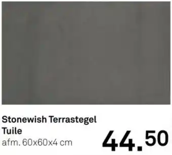 Karwei Stonewish Terrastegel Tuile aanbieding