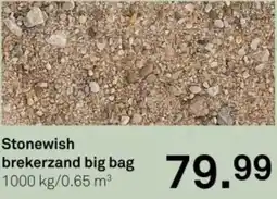 Karwei Stonewish brekerzand big bag aanbieding