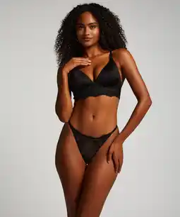 Hunkemoller Hunkemöller String Leonie Zwart aanbieding