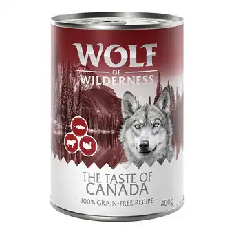 Zooplus 6x400g Wolf of Wilderness Honden Natvoer aanbieding