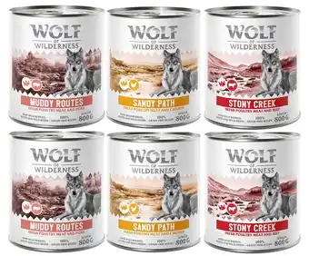 Zooplus 18x800g Wolf of Wilderness voor een speciale prijs! - Senior Mixpakket aanbieding