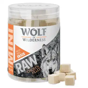 Zooplus 2x60g Kipfilet RAW Snacks Wolf of Wilderness aanbieding