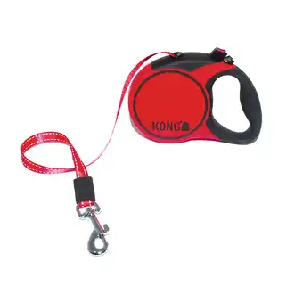 Zooplus S (tot 20kg) KONG Terrain Rollijn 5 Meter Rood aanbieding