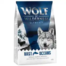 Zooplus 10% korting op 1 kg Wolf of Wilderness honden droogvoer! - Vast Oceans - met Vis aanbieding