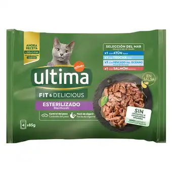 Zooplus 38 + 10 gratis! 48 x 85 g Ultima Kattenvoer - Sterilized: Vis selectie aanbieding