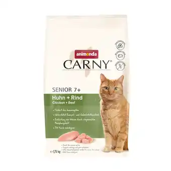 Zooplus 1,75kg animonda Carny Senior Kip + Rund droogvoer voor katten aanbieding