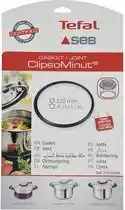 Bol.com SEB - DICHTING SNELKOKER - CLIPSO MINUT DUO / EASY / PERFECT - 5 / 6 LTR - Ø 220mm - X1010008 aanbieding