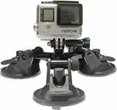 Bol.com Sterke 3x zuignap voor GoPro camera Hero 2 3 3+ 4 aanbieding