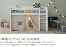 Babypark Lifetime Breeze halfhoogslaper aanbieding