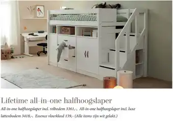 Babypark Lifetime all in one halfhoogslaper aanbieding