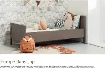 Babypark Europe Baby Jop Peuterbed Jop aanbieding