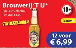 Die Grenze Brouwerij 'T IJ aanbieding