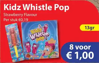 Die Grenze Kidz Whistle Pop aanbieding