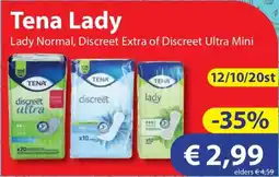 Die Grenze Tena Lady aanbieding