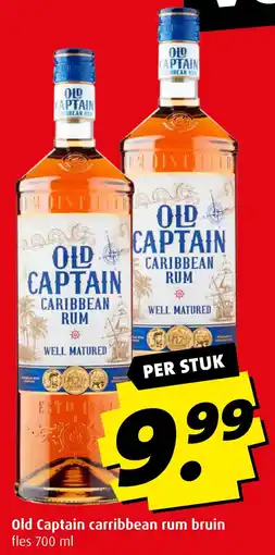 Boni Old Captain carribbean rum bruin aanbieding