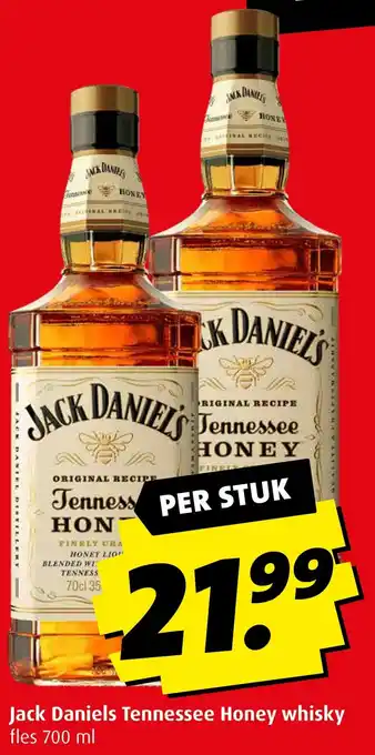 Boni Jack Daniels Tennessee Honey whisky f aanbieding